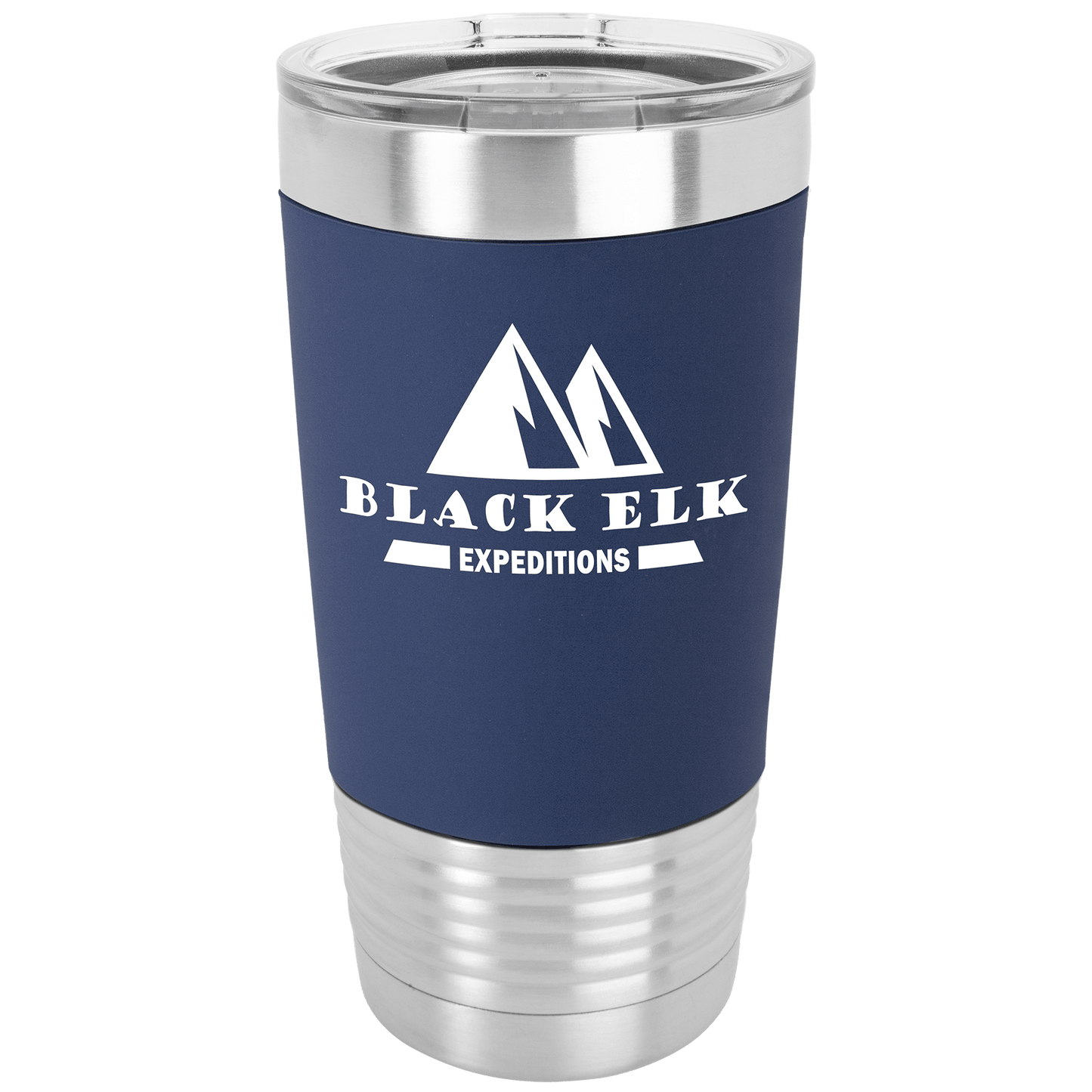 Custom 20 oz. Silicone Grip and Clear Lid
