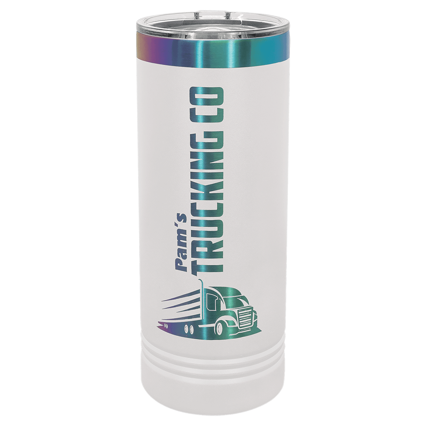 Custom White/Prism ION-Plated Tumblers