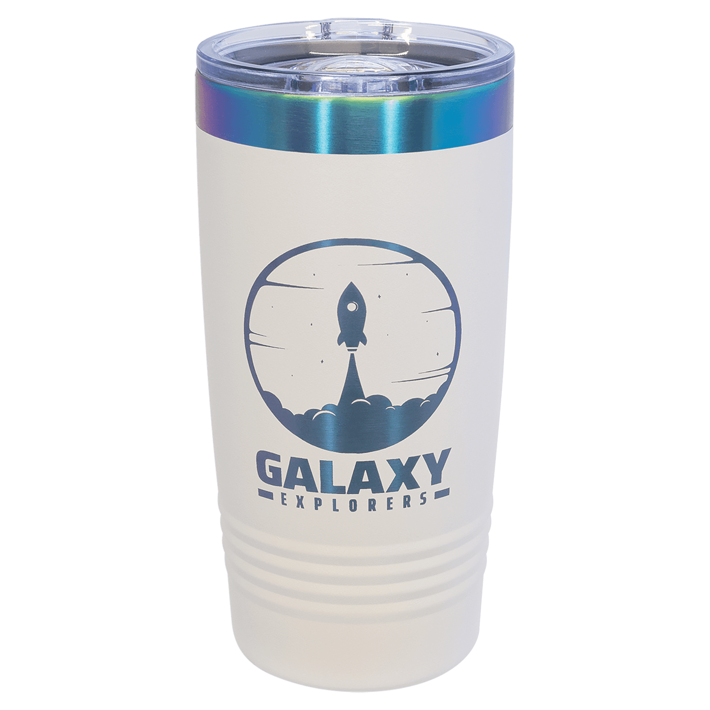 Custom White/Prism ION-Plated Tumblers