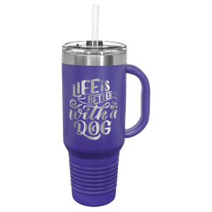 Custom 40 oz. Travel Mugs