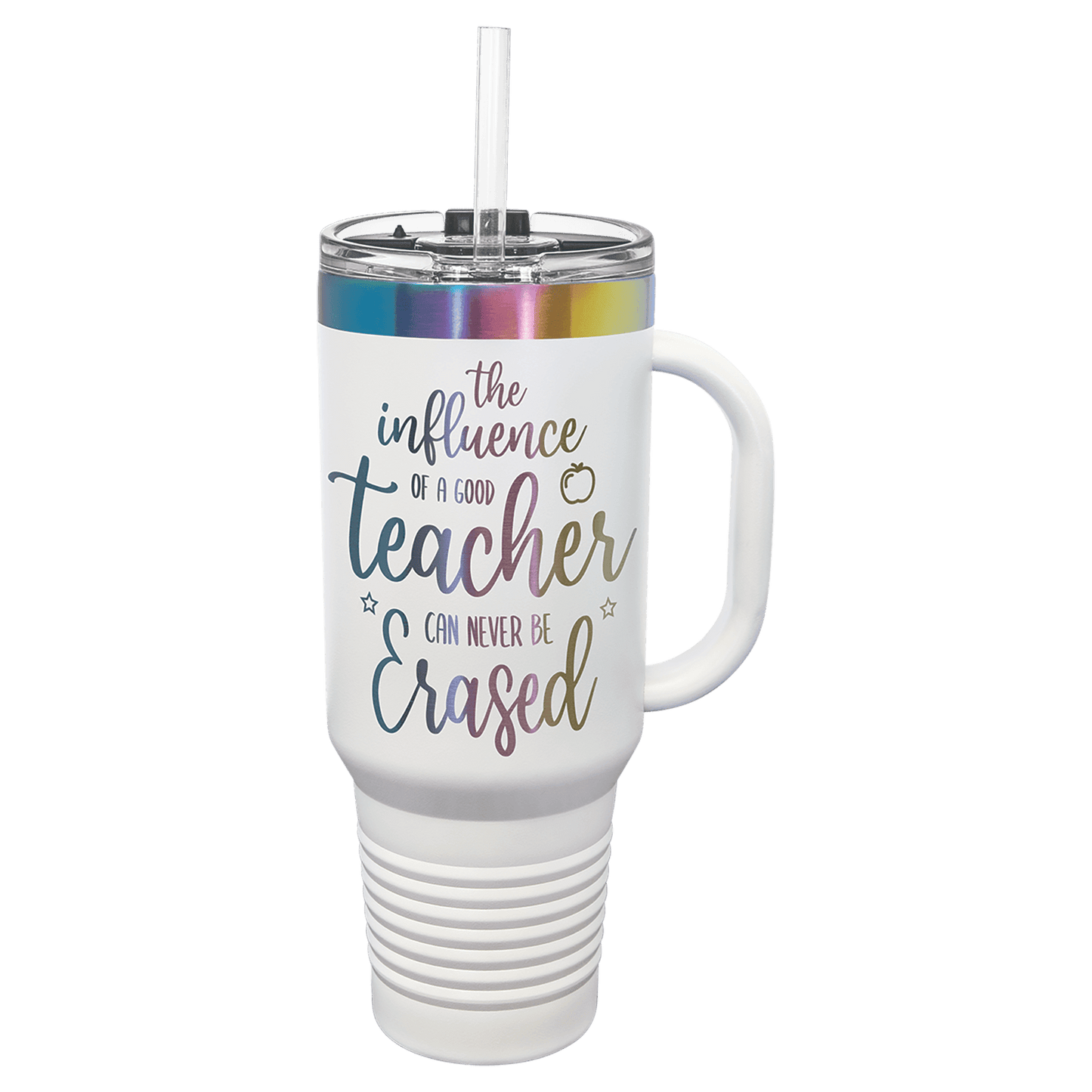 Custom White/Prism ION-Plated Tumblers