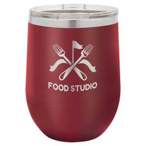 Custom 12 oz. Stemless Wine Glass