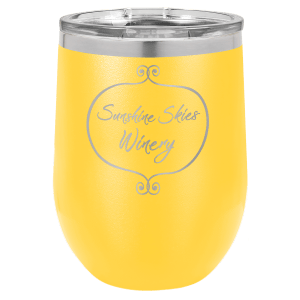 Custom 12 oz. Stemless Wine Glass