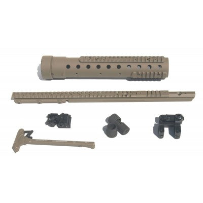 MK 12 Mod 0 Gen III DIY Kit w/PRI Rear sight & PEQ II rail, FDE Finish