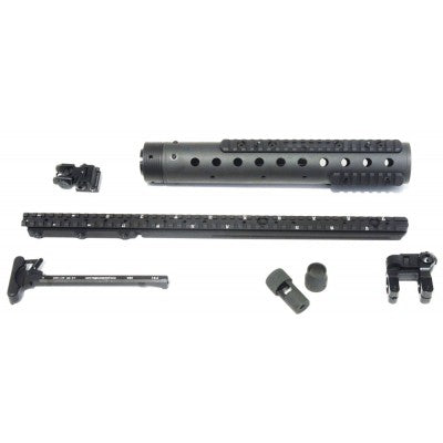 MK 12 Mod 0 GenII DIY Kit w/ PRI Rear sight & Straight rail, Black Finish