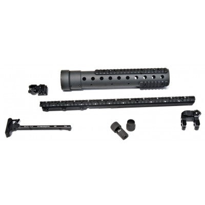 MK 12 Mod 0 GenIII DIY Kit w/PRI Rear sight & Straight rail, Black Finish