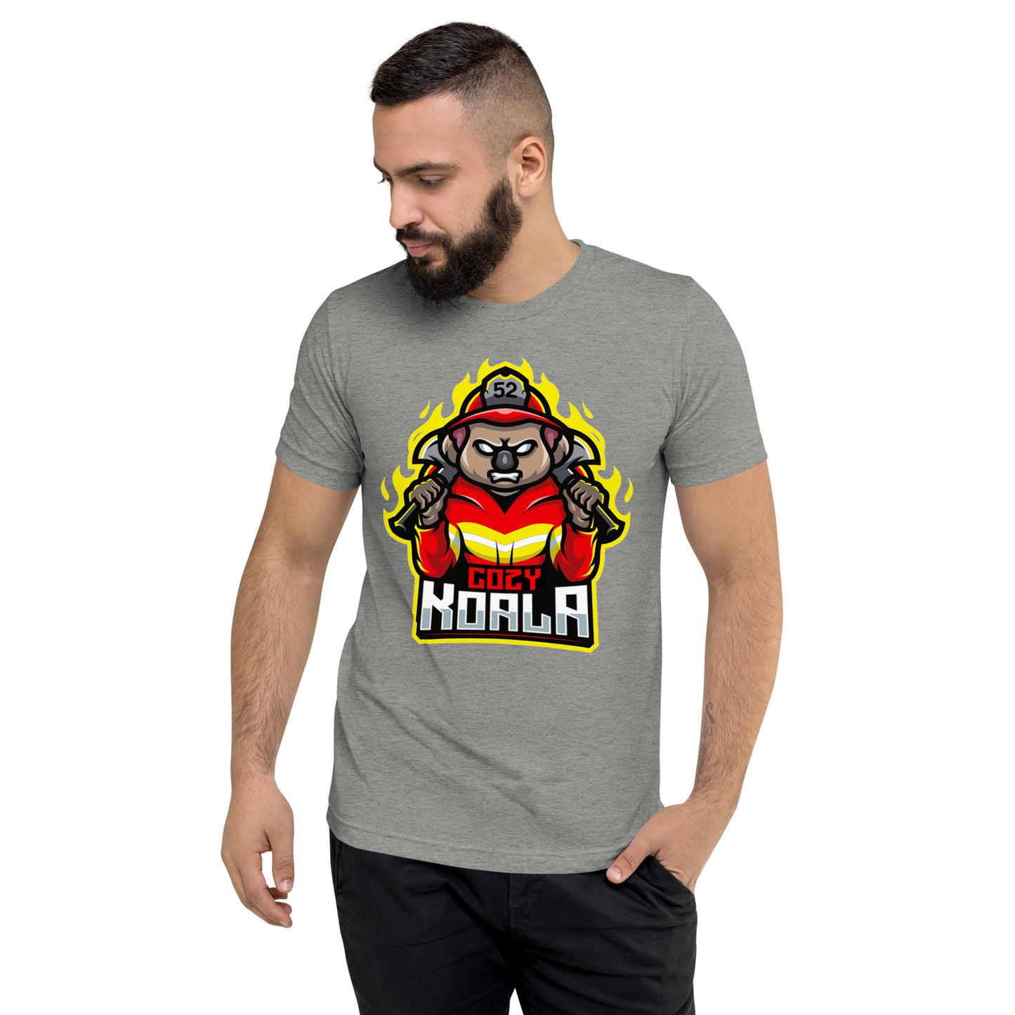 Cozy Koala Gaming SS Shirt + Sticker