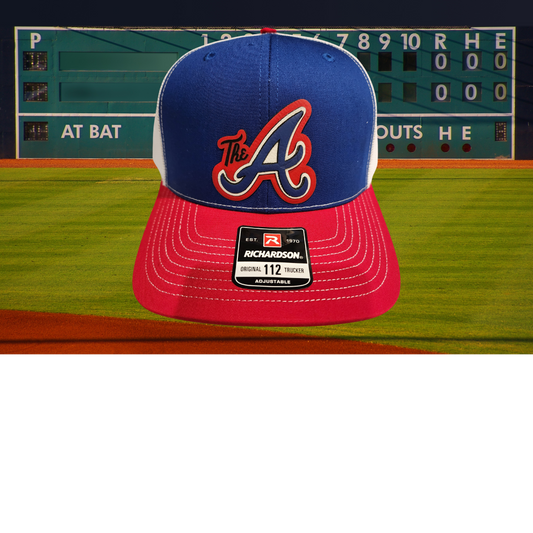 Atlanta Braves City Logo 3 color hat patch