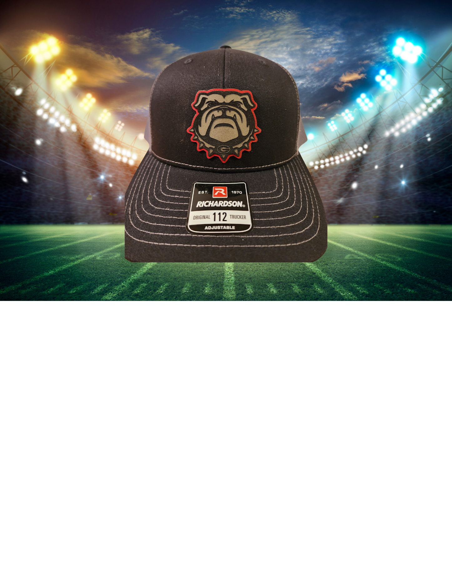 UGA 2 Tone Bulldog Hat