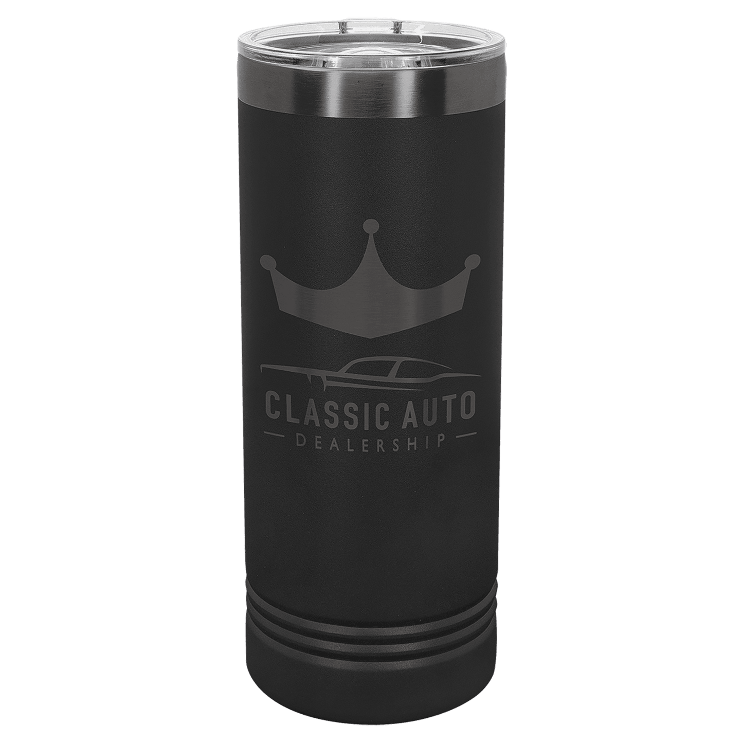 Custom Black/Ghost Black ION-Plated Tumblers