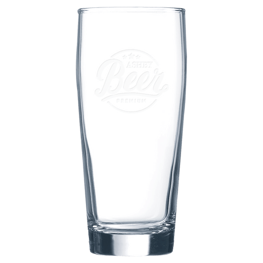 Custom 16 oz. Willi Becher Beer Glass