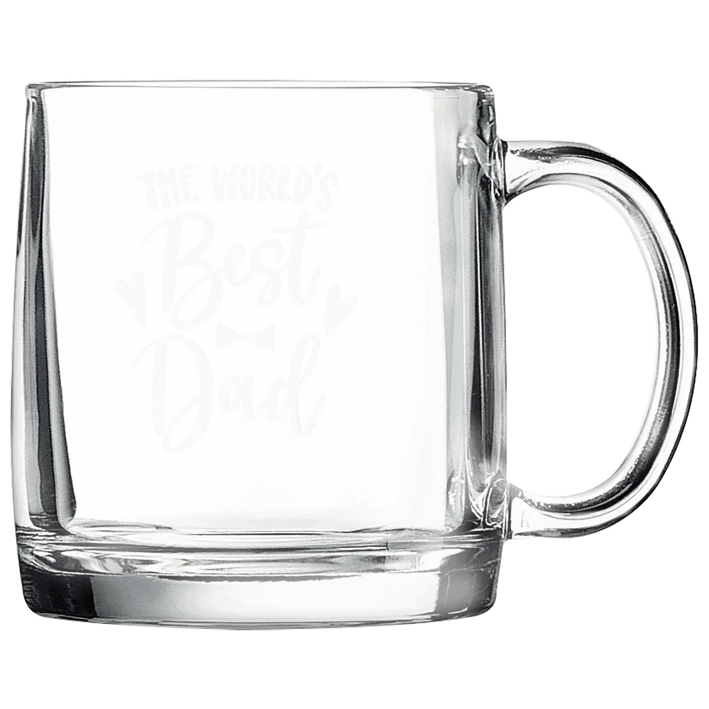 Custom 12 1/4 oz. Clear Coffee Mug