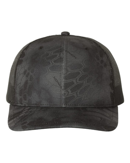 Custom Richardson 112P Camo Leather Patch Hat