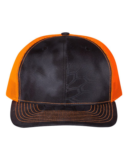 Custom Richardson 112P Camo Leather Patch Hat